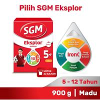 Gambar SGM Eksplor 5+ Pro-GressMaxx Susu Pertumbuhan Madu [900 g] dari Y OL shop undefined 1 Tokopedia