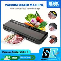 Gambar Mesin Vacuum Sealer Vacum Food Vaccum Alat Vakum Makanan Press Plastik - ZelinX dari Gadget Definition undefined 3 Tokopedia