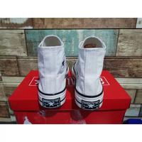 Gambar SEPATU CONVERSE CHUCK TAYLOR ALLSTAR 70'S HIGH WHITE GLOOSH LIST BLACK - Hi White Black, 43 dari DZAK STORE OFFICIAL INDONESIA undefined 4 Tokopedia