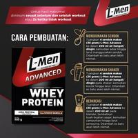 Gambar L-Men Hi Protein Whey Advanced Cappucino 250 gr - Suplemen Tinggi Whey dari PujiaSnack undefined 3 Tokopedia
