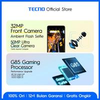 Gambar TECNO SPARK 20 NFC – 8/256GB, Stereo Dual Speaker, Dynamic Port 6,6” H - Gravity Black dari TECNO Indonesia Shop undefined 2 Tokopedia