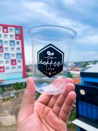 Gambar (MIN ORDER 500 PCS) Cup plastik 16oz cetak / cetak 1 warna Oval - 500 pcs dari Maxpackcustom undefined 1 Tokopedia