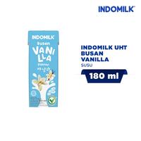 Gambar Susu UHT Indomilk Busan Vanilla 180 ml dari afizhara store undefined 1 Tokopedia