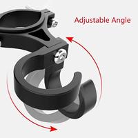 Gambar Kait Hook Cantolan Aluminium Stang Sepeda Motor Kursi Roda Stroller - Single Hitam dari Lbagstoremall undefined 5 Tokopedia
