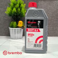 Gambar BRAKE FLUID DOT 5.1 BREMBO 500 ML- MINYAK REM BREMBO MOBIL MOTOR dari Lestari Motor 2 undefined 1 Tokopedia