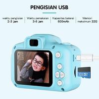 Gambar mainan kamera anak Kamera Digital Mini Anak | DSLR Mainan Foto Video| - merah muda+SD dari Mahadevan Store undefined 5 Tokopedia