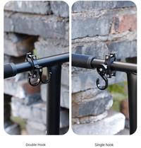 Gambar Kait Hook Cantolan Aluminium Stang Sepeda Motor Kursi Roda Stroller - Single Hitam dari Lbagstoremall undefined 3 Tokopedia