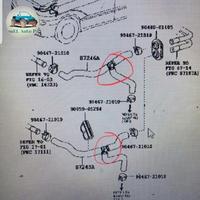 Gambar Pipa T by pass sambungan selang heater Toyota Alphard dari RenEL Auto Part undefined 3 Tokopedia