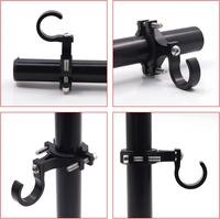 Gambar Kait Hook Cantolan Aluminium Stang Sepeda Motor Kursi Roda Stroller - Single Hitam dari Lbagstoremall undefined 4 Tokopedia