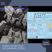 Gambar Water Slide Decal HG Sinanju Stein by Ghost - Fluorescent dari Mecha Addict 1.0 undefined 1 Tokopedia