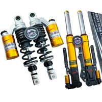 Gambar paket shock depan belakang Aerox Nmax New nmax old DBS 710+8894 ori - black/Sil chrom, Nmax-old dari Vip Racing Shop undefined 4 Tokopedia