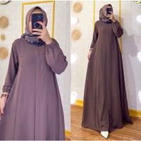 Gambar maryam dress. baju gamis wanita dewas cey cincle airflow terbaru 2024. - marun, XL dari rifkacollection1 undefined 1 Tokopedia