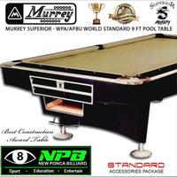 Gambar Murrey Superior STD 9 Feet |Meja Billiard|Pool Table|Billiar|Billiyar - PRO dari New Ponca Billiard undefined 1 Tokopedia