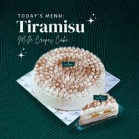 Gambar Tiramisu Mille Crepes Cake - Slice dari Crepes Cake ID undefined 1 Tokopedia