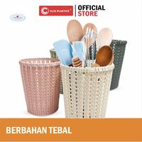 Gambar Keranjang zicron L / tempat pensil pulpen / keranjang serbaguna bulat - Putih dari INDOJAYA HOUSEWARE undefined 2 Tokopedia