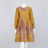 Gambar ROSMALA 01 - TUNIK BATIK SOLO ABSTRAK MODERN | BAJU KERJA BATIK WANITA - Bata, M dari langitjua collection undefined 2 Tokopedia
