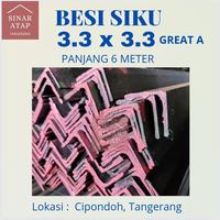 Gambar SIKU 40x40 banci lebar 3.5 tebal 2.2 panjang 6 M dari sinar atap undefined 2 Tokopedia