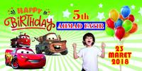 Gambar Spanduk banner ulang tahun anak cowok | spanduk bahan 280 gr murni - design 3, 1.5x2 m dari bossprinting undefined 2 Tokopedia
