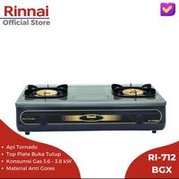 Gambar Kompor Rinnai RI-712BGX 2 tungku dari Imanuel Electric undefined 1 Tokopedia