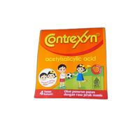Gambar Contrexyn 4 Tablet Kunyah - Obat Penurun Panas Rasa Jeruk dari Marselashop 2 undefined 1 Tokopedia