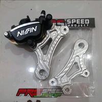 Gambar braket kaliper belakang ninja r ss untuk kaliper nissin samurai 2p dari prsspeedshop undefined 2 Tokopedia