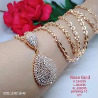 Gambar Kalung Jumbo Hijab Dewasa Perhiasan Aksesoris Lapis Emas - #1 dari selma acc bandung undefined 3 Tokopedia