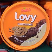 Gambar Delbis Lovy Assorted Cookies Coffeeccino Chocobutter Bucket 280g-Kukis dari Jukota Shop undefined 2 Tokopedia