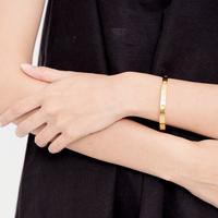 Gambar Nats Living: Gelang Bangle Keroncong Titanium Wanita Anti Karat, Cindy - Cindy Silver dari Nats Living undefined 3 Tokopedia