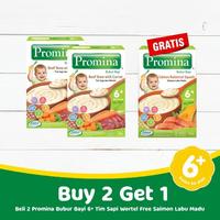 Gambar Terbaru Buy 2 Promina Bubur Bayi 6+ Tim Sapi Wortel Free Salmon Labu Madu Original dari Sahara Market. undefined 5 Tokopedia