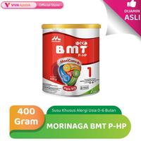 Gambar Morinaga Bmt P-Hp Susu Formula Khusus Alergi Usia 0-6 Bulan - 400Gr dari terisshopp undefined 1 Tokopedia