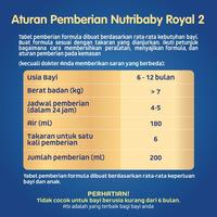 Gambar NUTRIBABY ROYAL 2 (6-12 BULAN) 400 GR / SUSU ANAK / KIMIA FARMA dari terisshopp undefined 4 Tokopedia