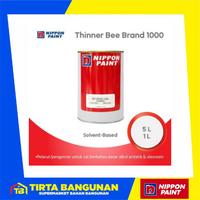 Gambar THINNER BEE BRAND 1000 PELARUT THINNER ALKYD NIPPON PAINT 5 LITER dari Tirta Bangunan undefined 1 Tokopedia