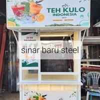 Gambar booth/gerobak es teh custom dari Sinar_BaruSteel undefined 1 Tokopedia