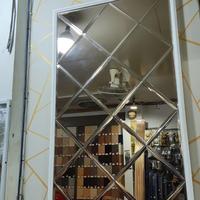 Gambar 60x120 kaca cermin custom bevel 1cm tebal kaca 5mm dari Vino Kaca undefined 2 Tokopedia