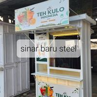 Gambar booth/gerobak es teh custom dari Sinar_BaruSteel undefined 2 Tokopedia