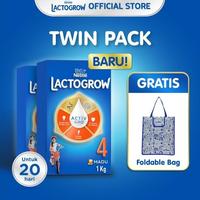 Gambar Nestlé LACTOGROW 4 Madu Susu Box 1Kg x 2pcs + Foldable Bag dari terisshopp undefined 1 Tokopedia