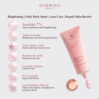 Gambar Glowies Beauty Twinpack Dreamy Moisturizer 80ml 7% Azeclair Niacinimide Alpha Arbutin 5x Ceramide Pelembab wajah Korean Formulation membantu Menghilangkan jerawat PIE PIH Memperbaiki Skin Barrier dan Acne Repair Non Comedogenic Busui Friendly dari Glowies Beauty undefined 5 Tokopedia