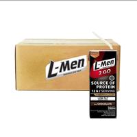 Gambar L Men Hi protein 2 Go chocolate 1 karton isi 24 pcs @200ml - 12gr protein / serving dari Mannis Mart undefined 1 Tokopedia