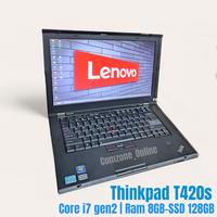 Gambar Laptop Thinkpad T420s Core i7 gen2 Ram 8GB SSD 128GB 14 inch Webcam nblen42 dari Comzone Online R16 undefined 1 Tokopedia