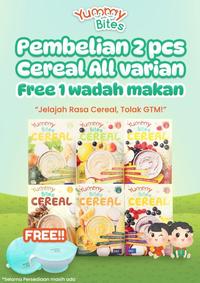 Gambar Ready Stok Yummy Bites Cereal Bubur Bayi 150 Gr 200Gr Original - PumpkinCarrot dari Sahara Market. undefined 5 Tokopedia