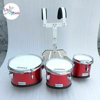 Gambar TrioTom Harrier + Carrier size 6",8",10" & 8",10",12"  & 10",12",14" Trio Tom marching band / Drumband - 10",12",14" dari Lias Musik undefined 1 Tokopedia