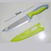 Gambar PISAU DAPUR TAJAM STAINLESS 7 INCI HIJAU - 8 inci dari LILI'S STORE 99 undefined 4 Tokopedia