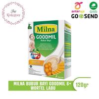 Gambar Terlaris Milna Goodmil Bubur Bayi 6+ 8+ Bulan Makanan Bayi Anti Alergi 120 Gr Best Seller - 8 Peach Strbery dari Sahara Market. undefined 3 Tokopedia