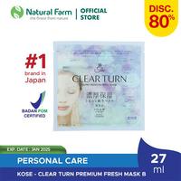 Gambar Kose Clear Turn Premium Fresh Mask B (1x27 ml) dari Natural Farm undefined 1 Tokopedia