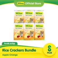 Gambar Ready Stok Bundling Milna Rice Crackers Original - Apple Orange dari Sahara Market. undefined 1 Tokopedia