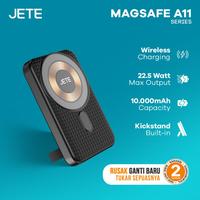 Gambar JETE A11 Wireless Powerbank Magsafe Magnetic 10.000 Mah Fast Charging dari Doran Gadget Authorized Shop undefined 2 Tokopedia