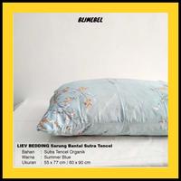 Gambar Harga Promo Sarung Bantal Hotel Kingkoil/King Koil Liev Bedding Sutra Tencel Asli - Summer Blue, 55x77cm FRAME dari Kedai Hamdhan undefined 3 Tokopedia