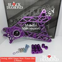 Gambar Swing ARM Black Diamond Full CNC Xmax New / Xmax Old Kaliper 2 Piston & Kaliper 4 Piston - Black 2Piston dari Mandiri Motorsport undefined 5 Tokopedia