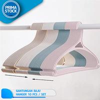 Gambar Gantungan Hanger Baju Plastik Dewasa 10 pc / set Premium 061 dari Prima Stock undefined 2 Tokopedia