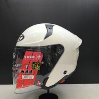 Gambar Helm Half Face KYT TTR-Jet White Gloss Solid Original - L dari StarHelmetNew undefined 5 Tokopedia